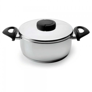 Faitout induction avec couvercle inox 18/10 - Ø 28 cm - Chef Classic - Lacor