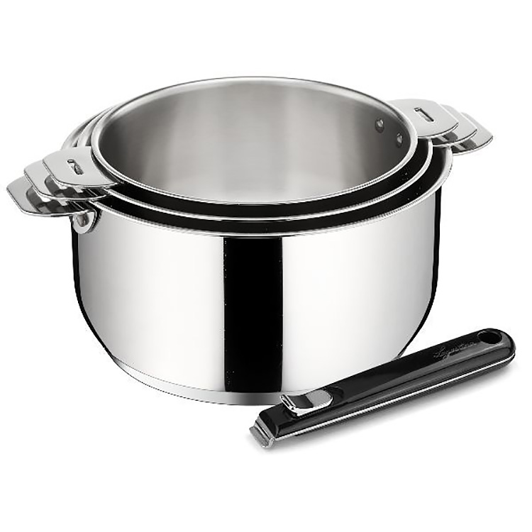 Batterie Cuisine Induction Casserole Inox Ø 16-18-20 cm Milady De Buyer -   - achat, acheter, vente