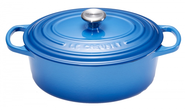 Cocotte Le Creuset ovale bleu Marseille