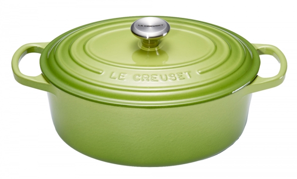 Cocotte Le Creuset ovale palm (vert)