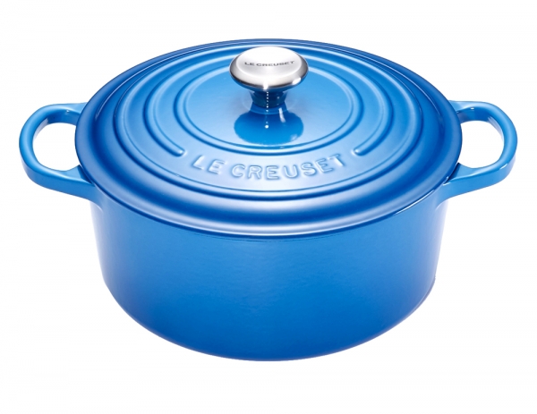 Cocotte Le Creuset ronde bleu Marseille