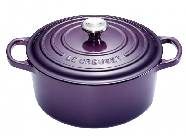 Cocotte Le Creuset ronde cassis