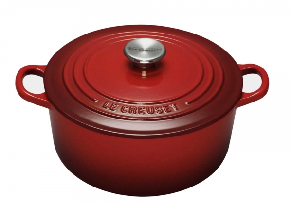 Cocotte Le Creuset ronde cerise