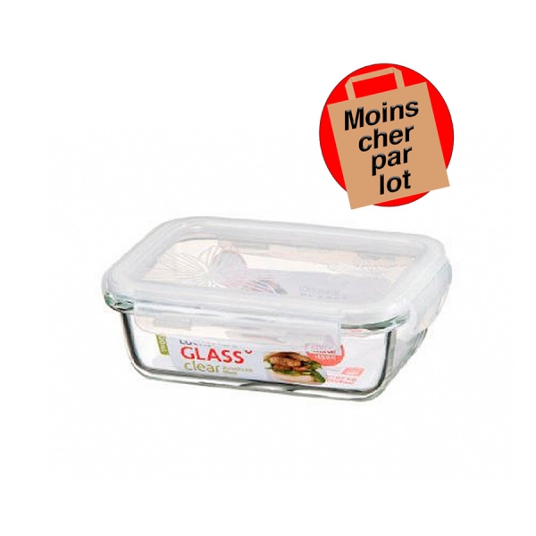 Boîte Hermétique Verre Lock & Lock Rectangulaire 530 ml