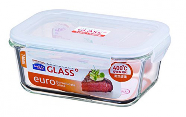 Boîte Hermétique Verre Lock & lock Rectangulaire 740 ml
