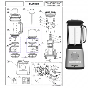 Cafetière Thermo-Automatic Chrome mat Magimix 11480