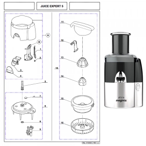 140x140 - Pièces détachées Magimix Juice Expert 5