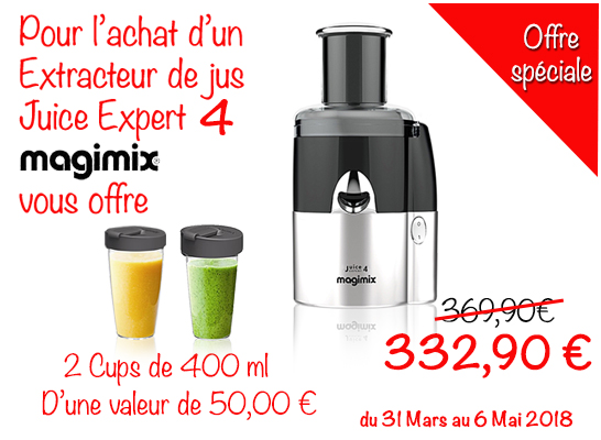 Extracteur de jus Juice Expert 4 Magimix