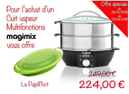 Cuit vapeur Magimix multifonctions