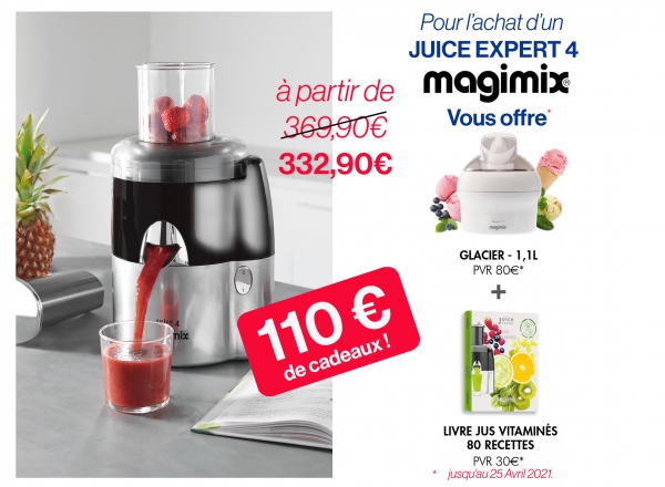 Extracteur de jus Juice Expert 4 Magimix