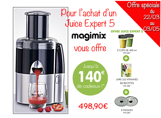 Extracteur de jus Juice Expert 5 Magimix