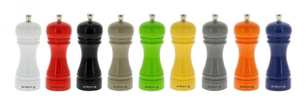 Moulin poivre/sel/épices Java 14 cm laqué Marlux De Buyer
