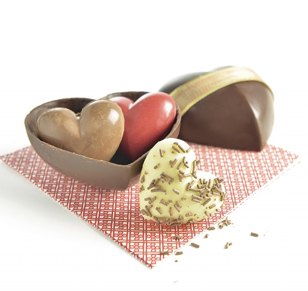 3 Moules Coeur Chocolat Mastrad