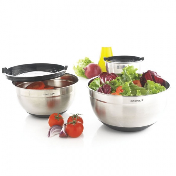 Bols inox antidérapants MASTRAD