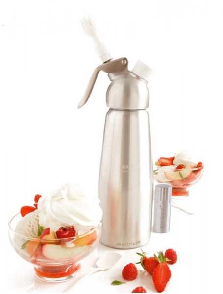 SIPHON CREME CHANTILLY PROFESSIONNEL INOX-0.5 LITRE