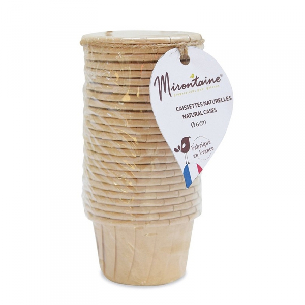 Lot de 25 caissettes de cuisson Mirontaine