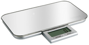Balance de cuisine chromée miroir