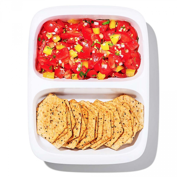 Boîte repas 2 compartiments 500 ml Prep & Go Oxo
