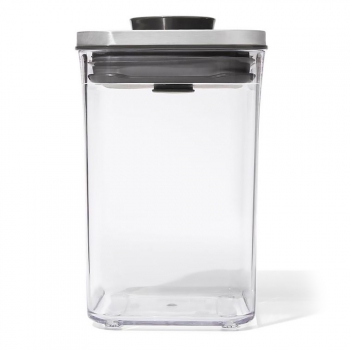 Boîte Pop Steel 1 L couvercle inox Oxo