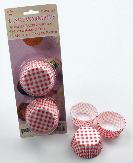 25 caissettes de cuisson pour muffins et cupcakes kraft 6 x 4,5 cm -  Scrapcooking