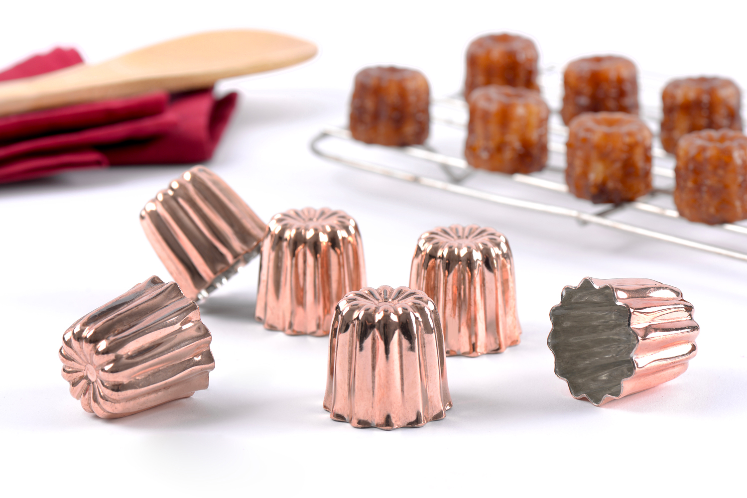 Elastomoule mini cannelés DE BUYER - moule DE BUYER - Cuisin'Store