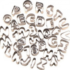140x140 - Découpoirs lettres alphabet Patisse