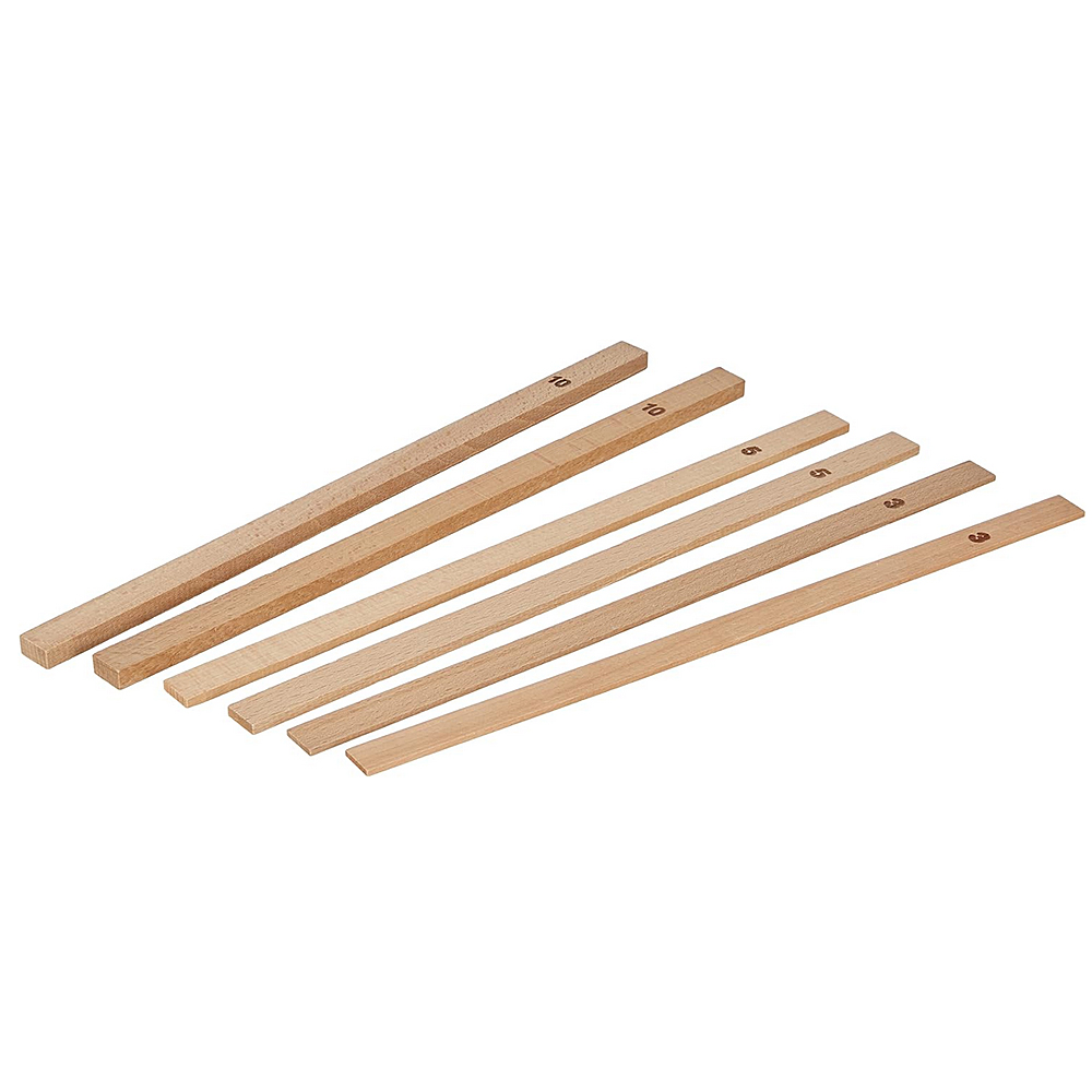 Lot de 6 règles de pâte, bâtons de nivellement de pâte, guides de rouleau à  pâtisserie