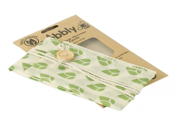 Feuille Emballage Alimentaire Cire d'Abeille avec Cordon Pebbly