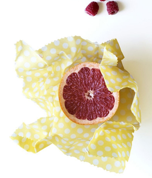 Set 3 Feuilles d'Emballage Alimentaire Cire d'Abeille Pebbly