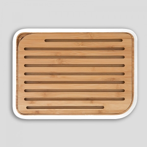 140x140 - Planche à pain bicolore bambou Pebbly Natural