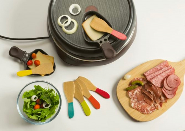 Spatules à raclette en bambou Pebbly