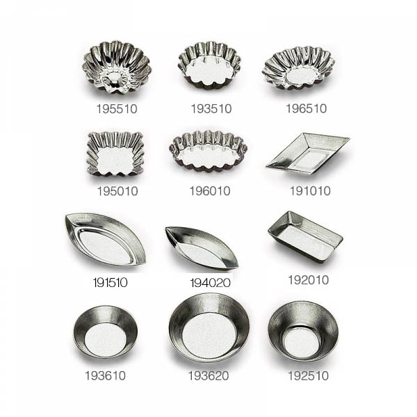Moules Petits-fours en Fer Blanc Gobel
