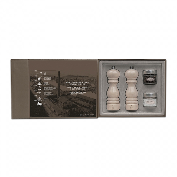 Coffret Les Inséparables Moulins Paris Lazuré Blanc Peugeot