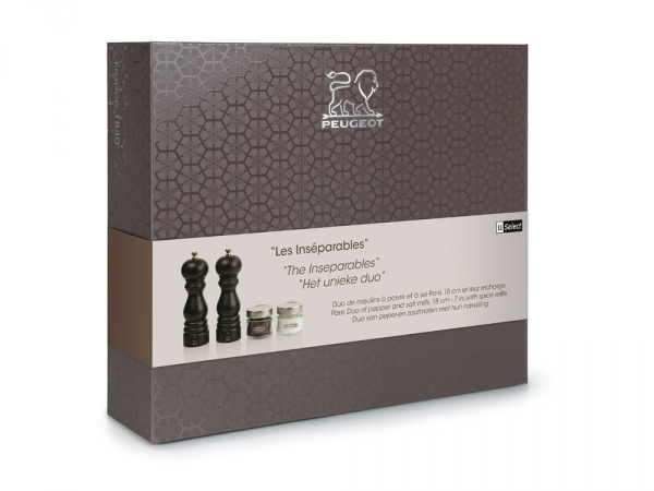 Coffret Les Inséparables Moulins Paris Chocolat Peugeot