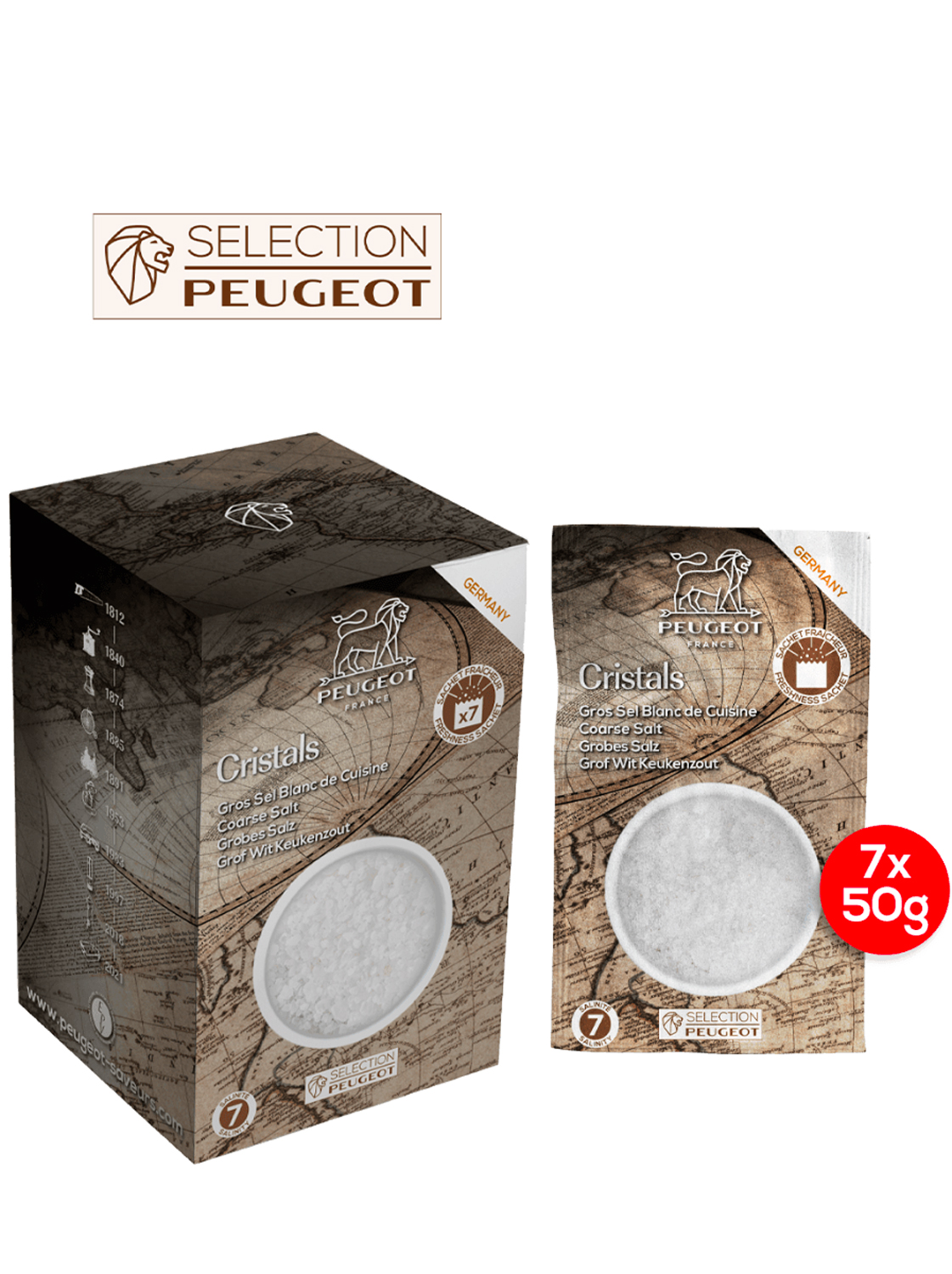 Gros Sel Blanc de cuisine Peugeot