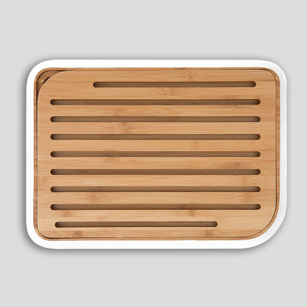 Planche à pain bicolore bambou Pebbly Natural