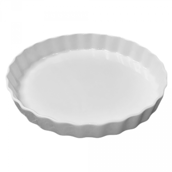 Plat à four blanc, porcelaine, 12 cm