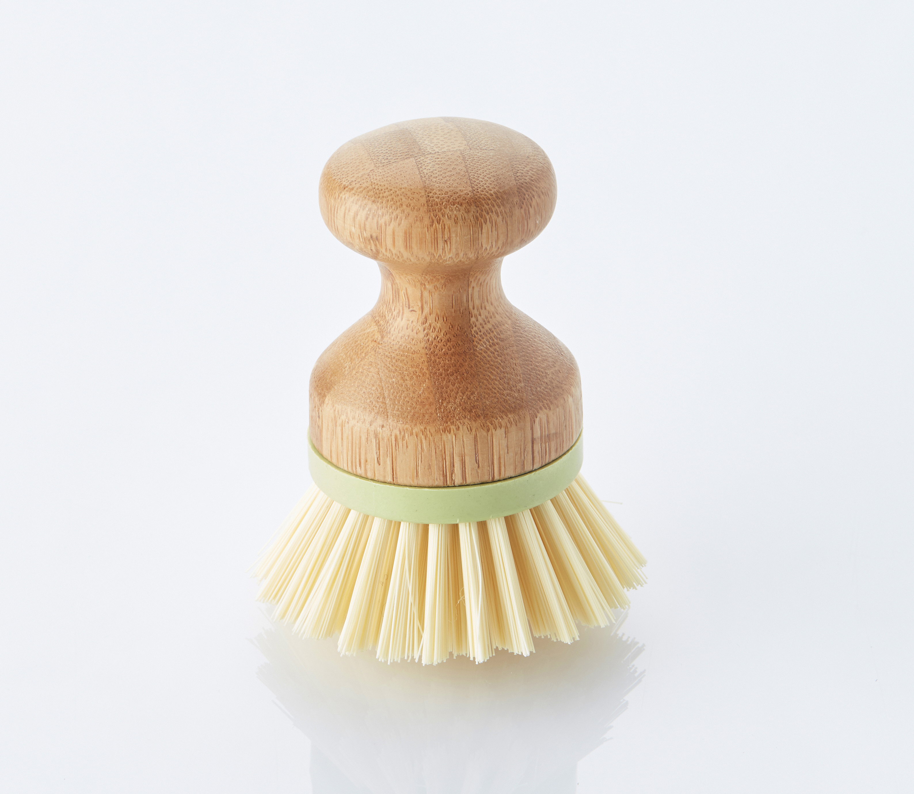 Brosse à Vaisselle Ronde Bambou Point Virgule