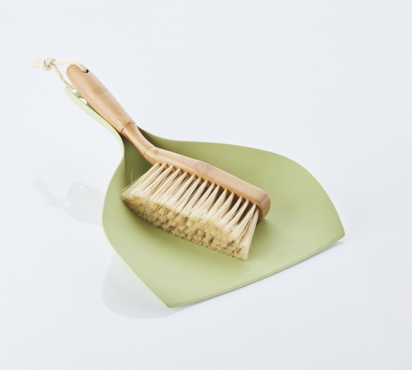 Kit brosse balayette et pelle inox