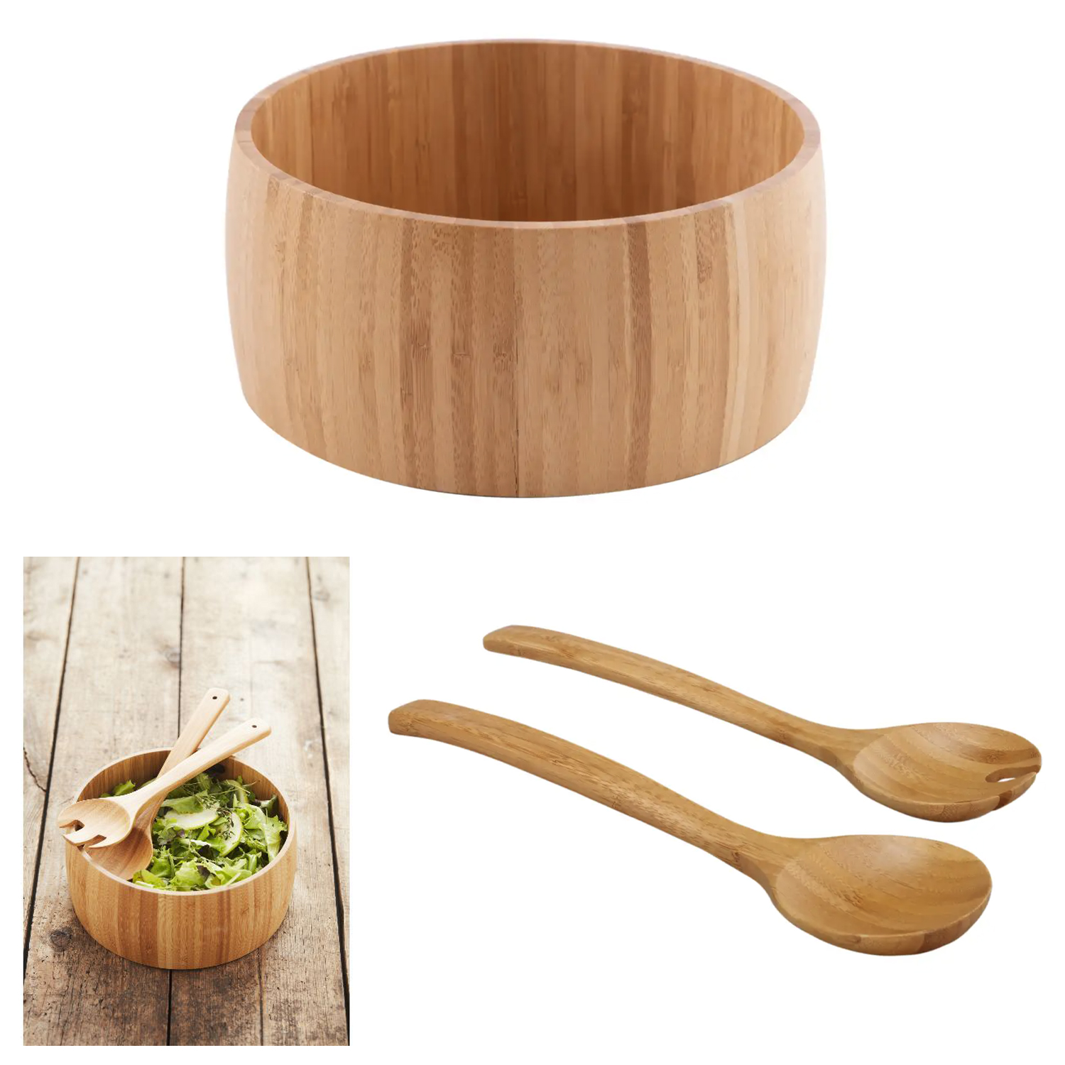 Pince de service NORDIC KITCHEN 24,5 cm, bambou, Eva Solo 