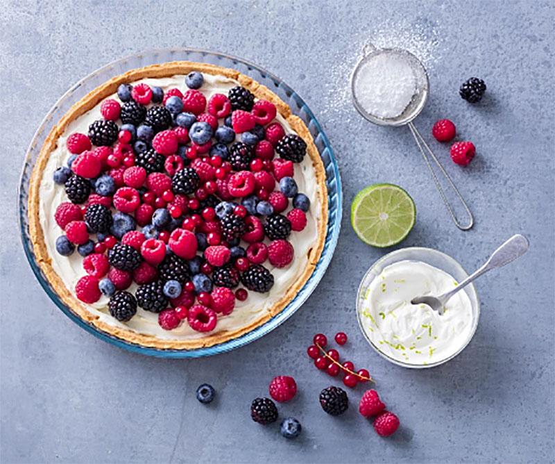 Moule à tarte en verre