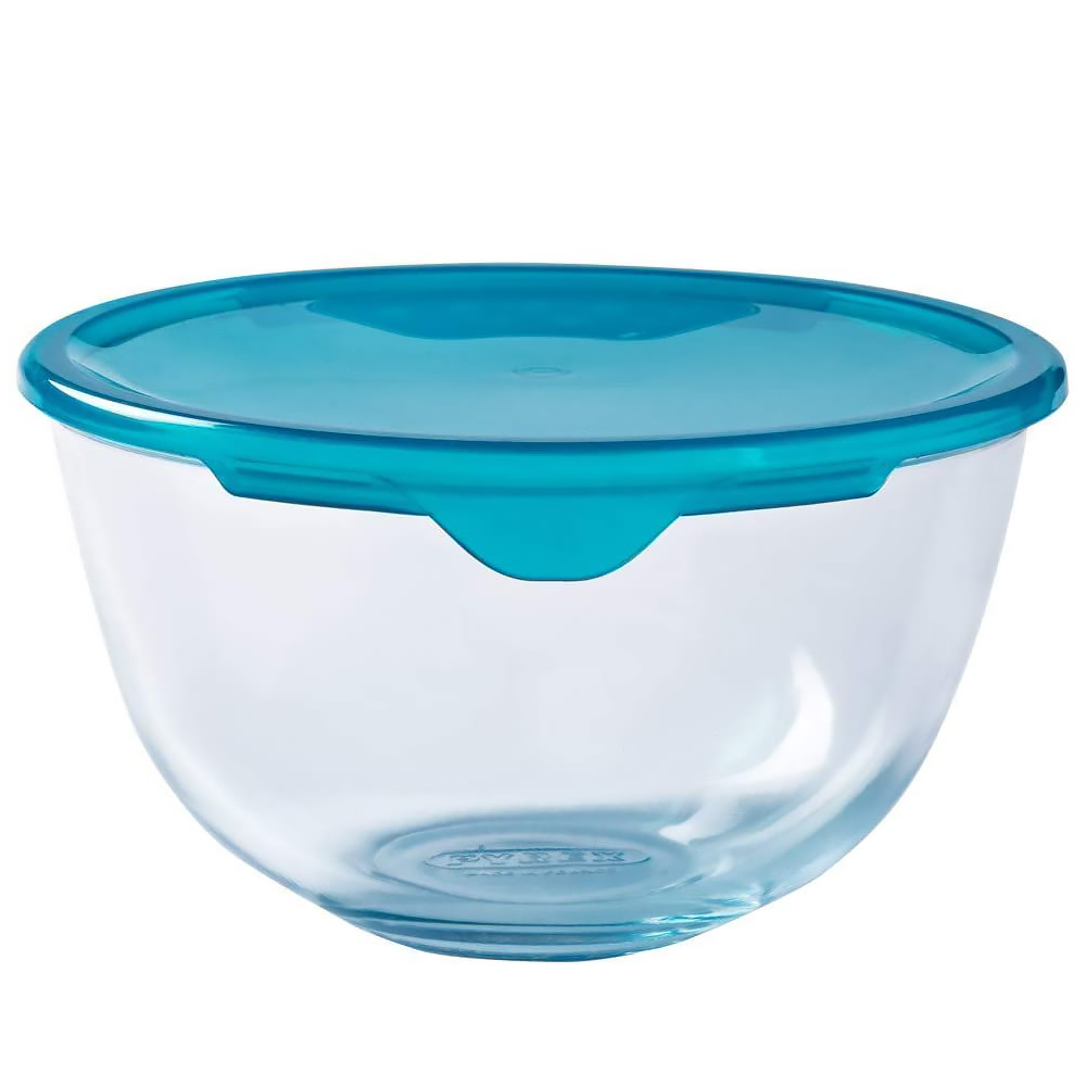 Pyrex Plat à four carré en verre avec couvercle Cook & Store au