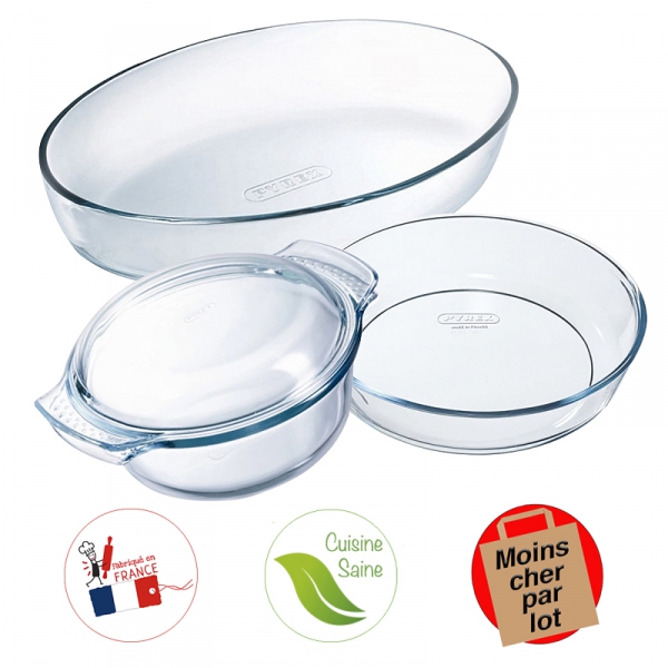 Ensemble plats Pyrex Four