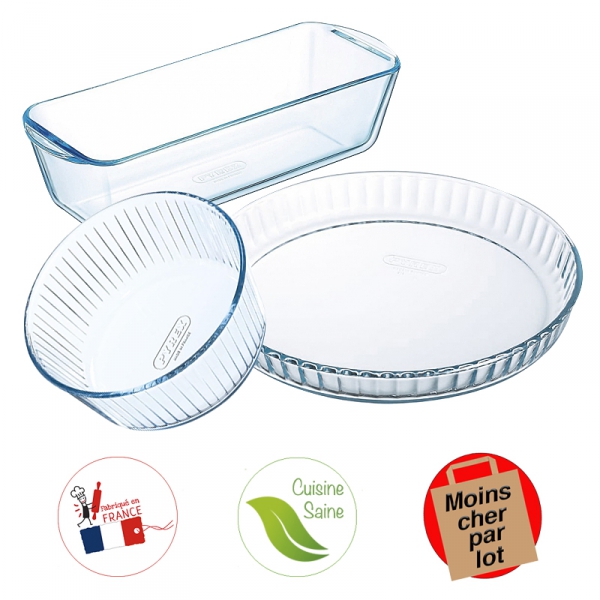 Ensemble Plats Pyrex Spécial Pâtisserie