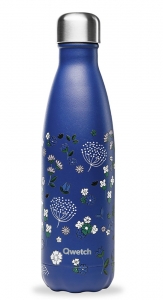 76x140 - Bouteille isotherme Fleurs Champêtres Qwetch