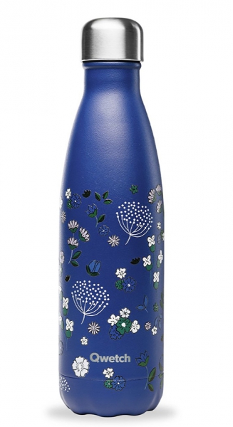 Bouteille isotherme Fleurs Champêtres Qwetch
