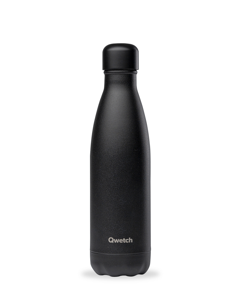 Bouteille isotherme Qwetch Noir intégral