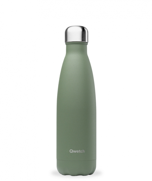 Bouteille isotherme Qwetch Granite Kaki