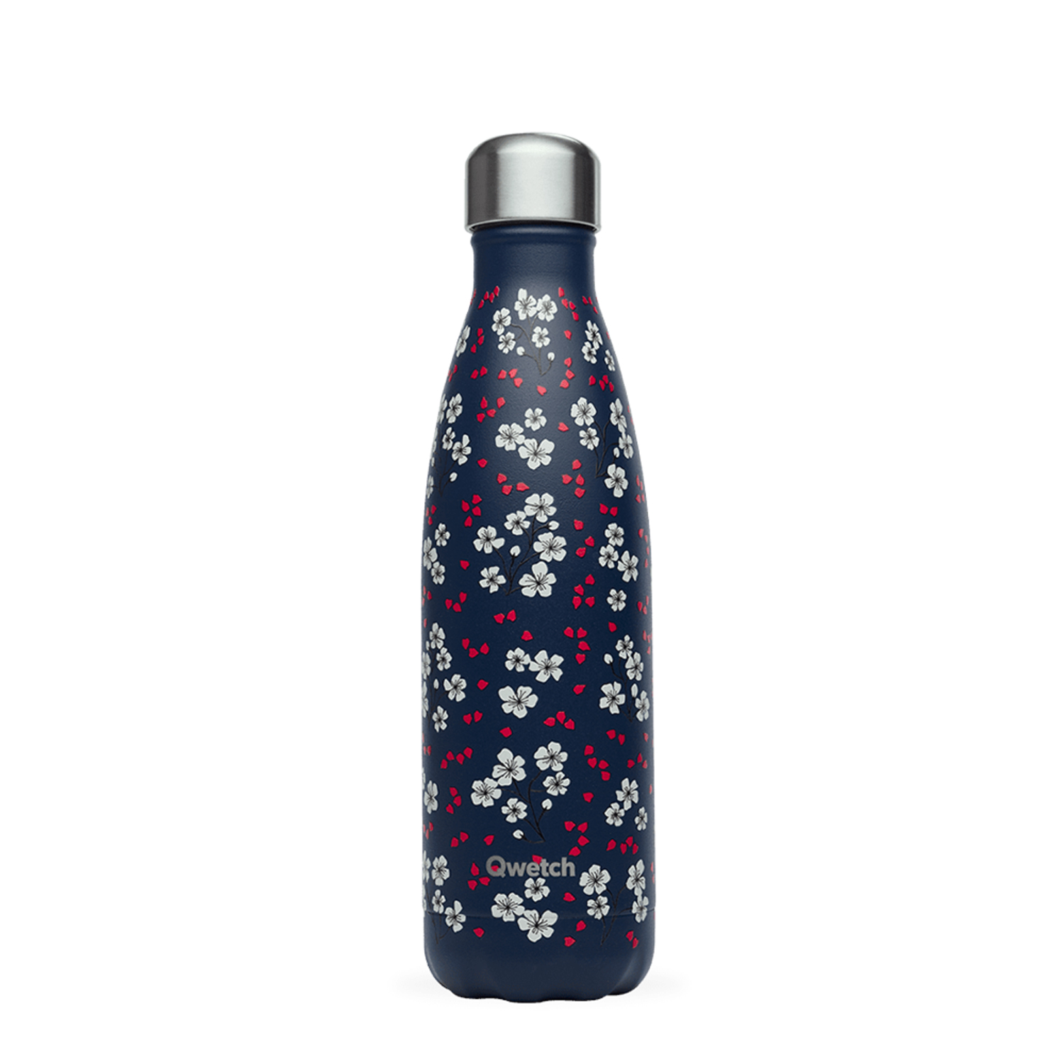 Bouteille isotherme Qwetch Hanami Bleue