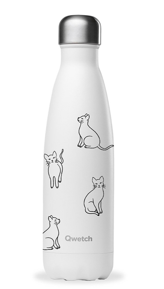 Bouteille isotherme pretty cats Qwetch